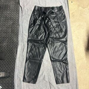 DKNY leather pants